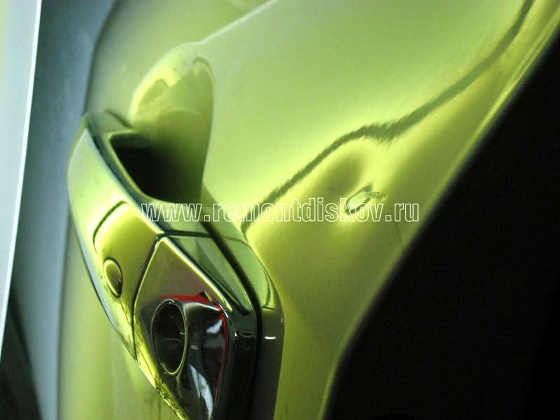 Выпрямление вмятин без покраски