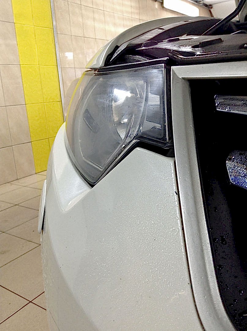 Полировка фар ДО