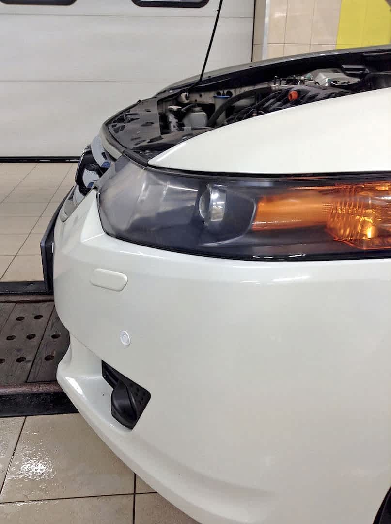 Полировка фар ДО